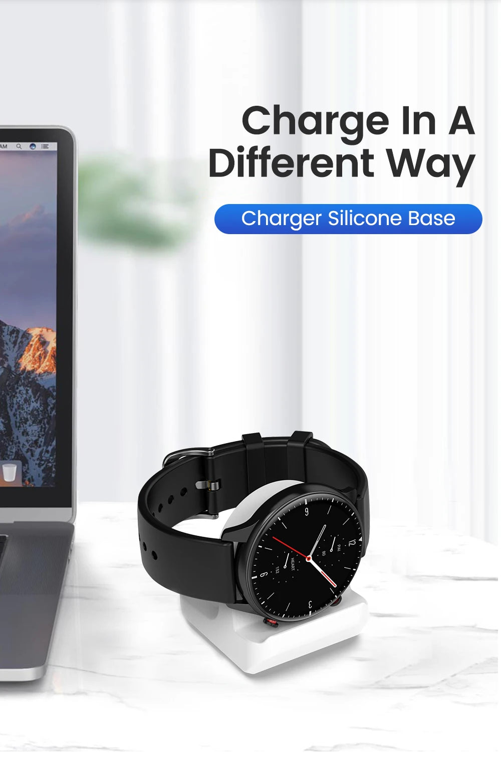 Magnetic Watch Wireless Charger For Samsung Galaxy Watch 8/7/6/5pro/5/4/3 Active 2 Portable USB Cable Fast Charging Dock Station