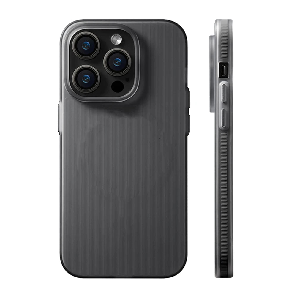 For iPhone 17 16 15Pro 14 13 12Pro Max Armor Shockpoor Cover Luxury Transparent Matte Magnetic For Magsafe Wireless Charger Case